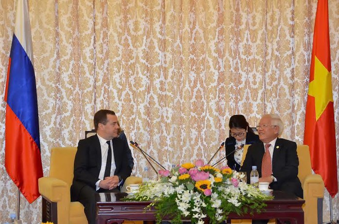 Thủ tướng Medvedev nhận xét TP HCM năng động và có bề dày lịch sử
