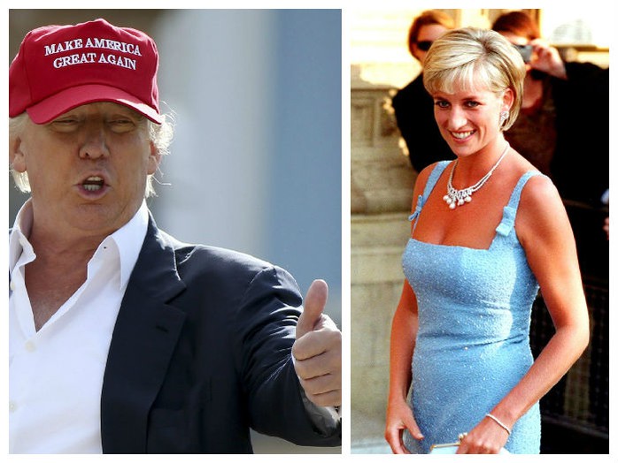 Tỉ phú Donald Trump xem Công nương Diana là. Ảnh: Focusnews.com