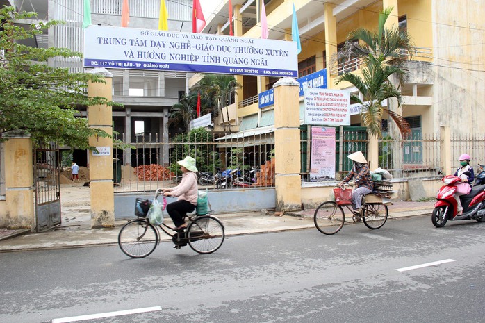 Trung tâm dạy nghề, giáo dục từ xa và hướng nghiệp tỉnh Quảng Ngãi sai phạm hơn 2 tỉ đồng. Ảnh: Tử Trực