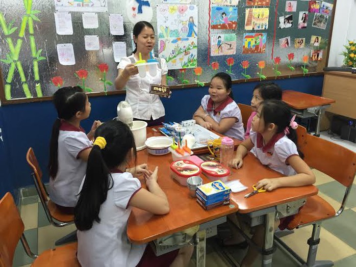 Trong một tiết học tại trường TIS