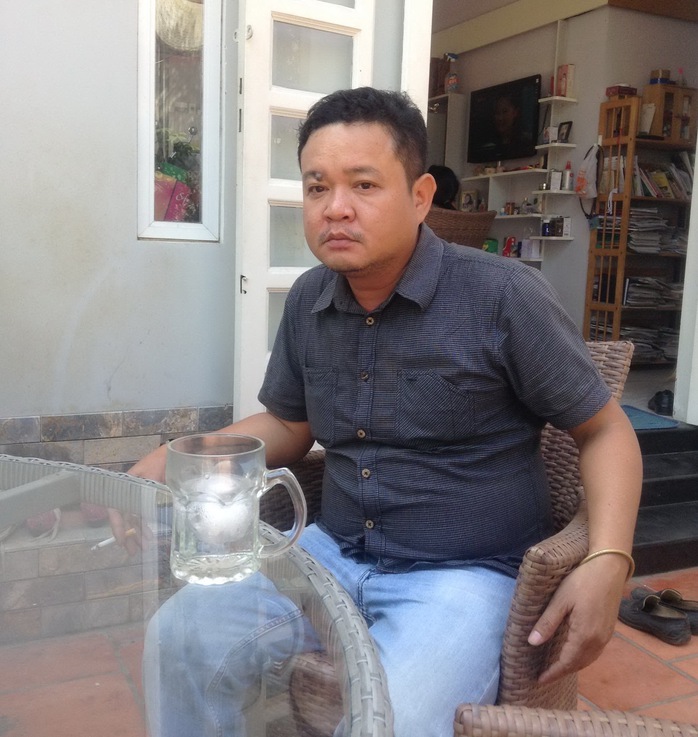 Anh Nguyễn Xuân Trường – nạn nhân mới nhất của vụ dàn cảnh ép xe móc túi vào sáng 3-1, trên đường Phan Đình Phùng, phường 1, quận Phú Nhuận – TP HCM.