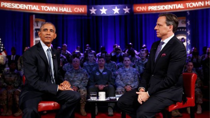 Tổng thống Obama (trái) có gắng thuyết phục các thành viên Quốc hội không bỏ phiếu cho JASTA. Ảnh: REUTERS
