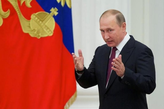 Tổng thống Putin đình chỉ hiệp ước hạt nhân với Mỹ. Ảnh: REUTERS