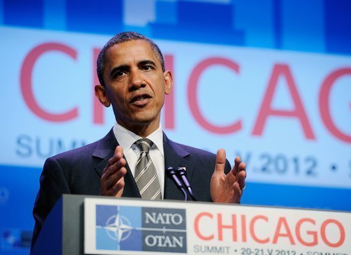 Ông Obama có truyền thống bỏ phiếu sớm ở TP Chicago. Ảnh: TRUE STAR