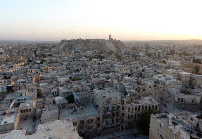 TP Aleppo nhìn từ trên cao. Ảnh: REUTERS
