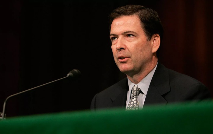 
Giám đốc Cục Điều tra Liên bang Mỹ (FBI) James Comey. Ảnh: AP
