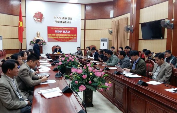 
HĐND tỉnh Thanh Hóa họp báo thông tin về kỳ họp thứ 2, HĐND tỉnh Thanh Hóa khóa XVII

