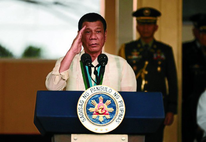 
Tổng thống Duterte. Ảnh: INQUIRER
