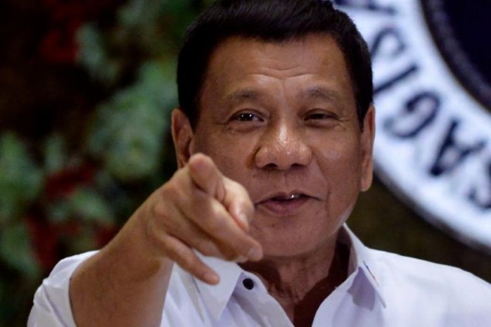 Tổng thống Philippines Rodrigo Duterte tại Điện Malacanang hôm 19-12. Ảnh: REUTERS