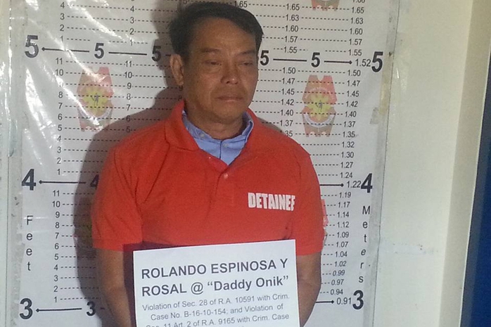 
Ông Rolando Espinosa Sr bị cảnh sát bắn chết trong tù hôm 5-11. Ảnh: ABS-CBN
