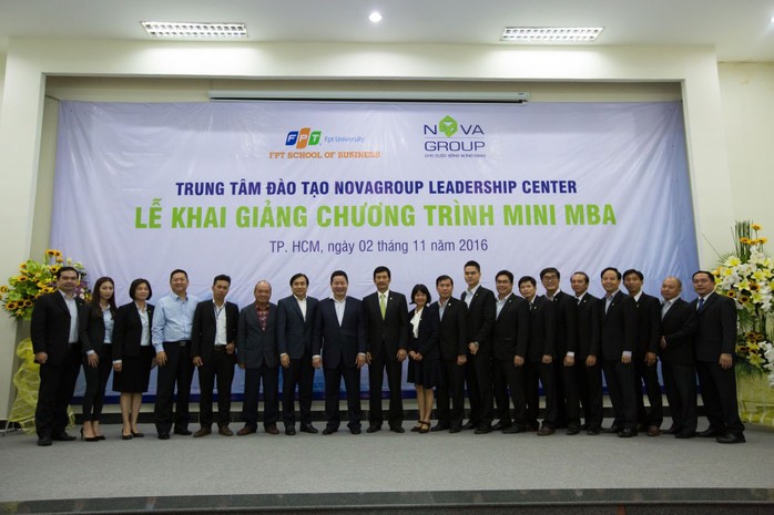 
Ban lãnh đạo cấp cao của Novaland Group, Anova Corp và Tập đoàn FPT tham dự khai trương NovaGroup Leadership Center
