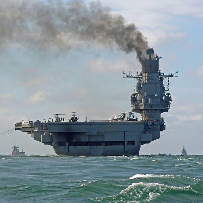 Tàu Đô đốc Kuznetsov. Ảnh: Dover Marina.com