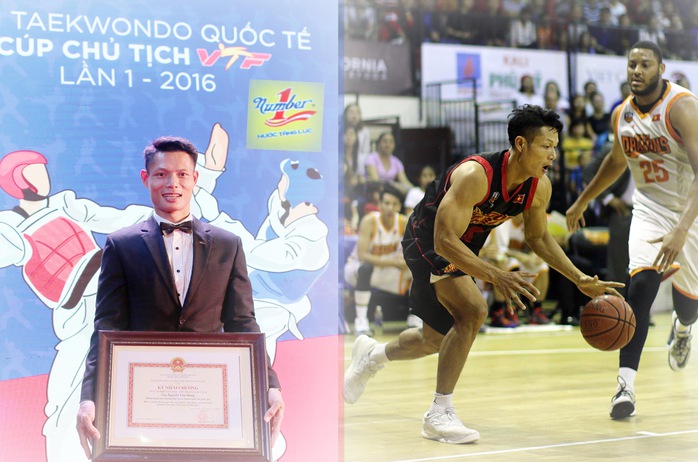 
Nguyễn Văn Hùng nhận bằng khen vì những đóng góp cho taekwondo Việt Nam nhân kỷ niệm 20 năm ngày thành lập Liên đoàn Taekwondo Việt Nam và trong màu áo Saigon Heat tại mùa giải 2016-2017
