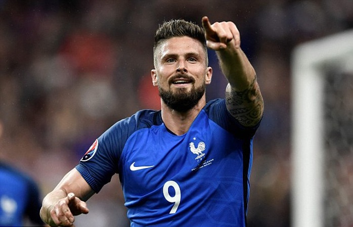 
Giroud vẫn chưa lấy lại phong độ từ Euro 2016
