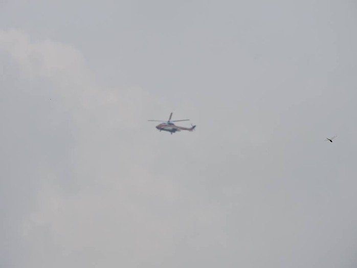 
Máy bay đang tìm kiếm khu vực núi Dinh
