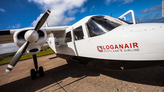 Vào ngày 1-11-2016, hãng hàng không này tuyên bố đạt mốc 1 triệu khách. Ảnh: Loganair