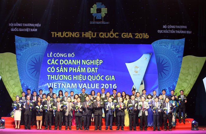 88 doanh nghiệp đạt danh hiệu Thương hiệu Quốc gia được vinh danh Ảnh: TTXVN