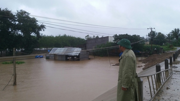 
Có những ngôi nhà bị ngập sâu hơn 2m
