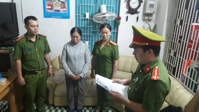 Đọc lệnh bắt bà Nguyễn Thị Phượng