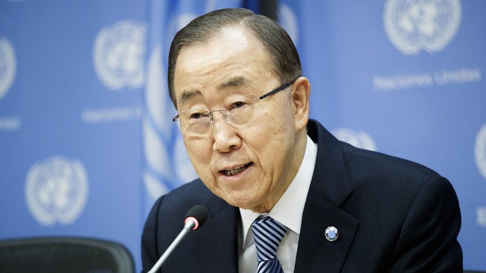 Tổng thư ký Liên Hiệp Quốc Ban Ki-moon. Ảnh: AAP