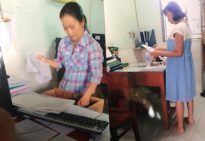 
Bà Phan Ngọc Như Minh tố cáo Chi cục Kiểm lâm tỉnh Tiền Giang kiểm tra nơi làm việc của mình nhưng không có quyết định Ảnh: C.T.V
