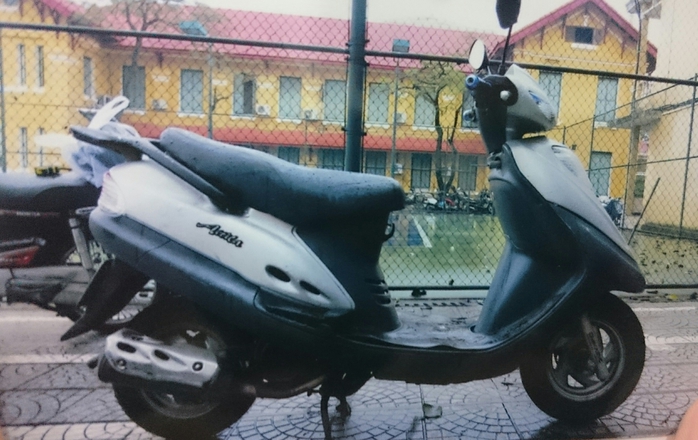 
Chiếc xe gắn máy được tìm thấy
