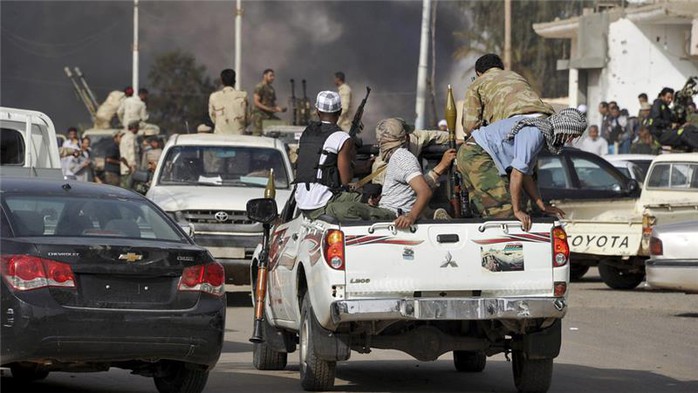 
Cuộc đụng độ giữa các bộ lạc đã nổ ra ở miền Nam Libya. Ảnh: Reuters
