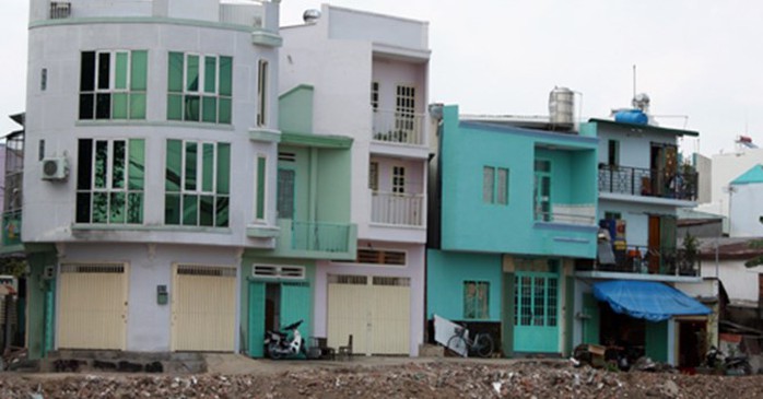 Những căn nhà phố mini, siêu mỏng, siêu nhỏ tại Sài Gòn. Ảnh: Vũ Lê