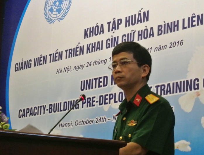 Đại tá Hoàng Kim Phụng, Giám đốc Trung tâm gìn giữ hoà bình Việt Nam, cho biết kể từ khi Việt Nam chính thức tham gia hoạt động gìn giữ hoà bình của LHQ năm 2014, đến nay đã có 12 lượt sĩ quan Việt Nam được cử đi làm nhiệm vụ tại các phái bộ LHQ ở Nam Sudan và Cộng hoà Trung Phi