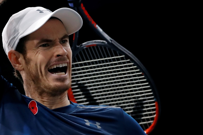 Andy Murray đứng trước cơ hội soán ngôi số 1 thế giới của Djokovic Ảnh: REUTERS