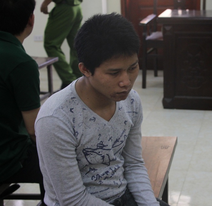 
Bị cáo Xeo VĂn Nhi tại phiên tòa
