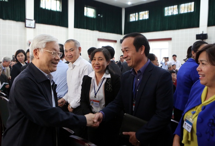 
Tổng Bí thư Nguyễn Phú Trọng tiếp xúc cử tri quận Long Biên vào ngày 6-12
