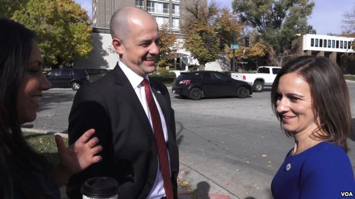 Ứng viên Evan McMullin. Ảnh: VOA