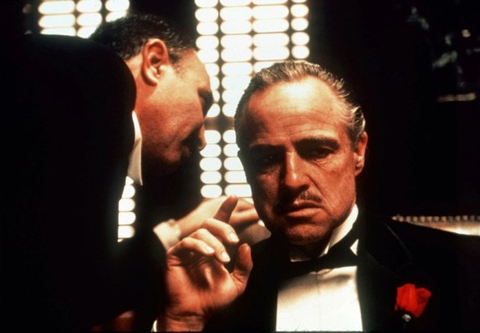 Diễn viên đình đám Marlon Brando trong Bố già