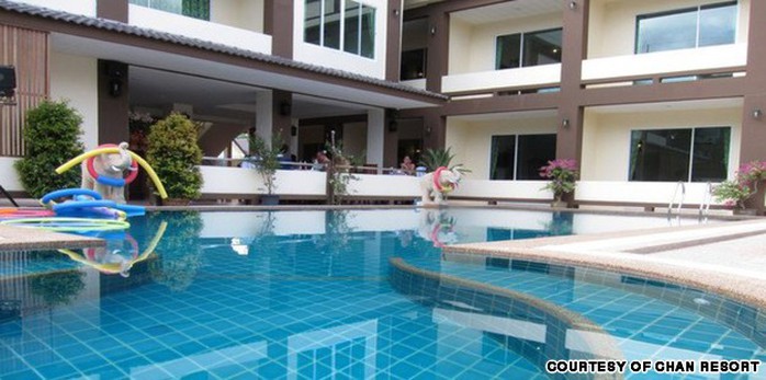 Một góc hồ bơi tại Chan Resort. Ảnh: Chan Resort