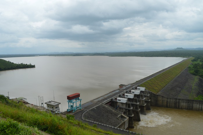 Thủy điện Buôn Kuốp nằm trên sông Sêrêpốk (tỉnh Đăk Lăk)Ảnh: Cao Nguyên