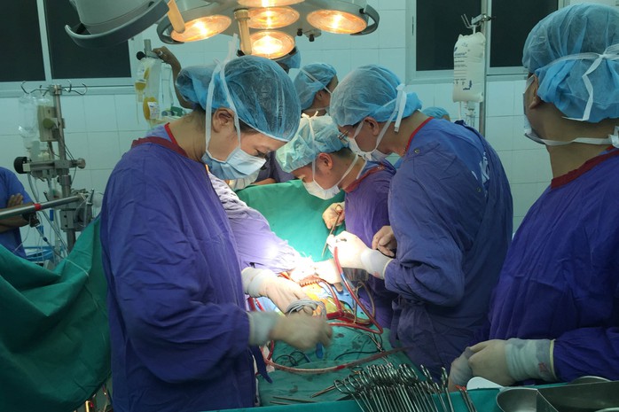 
Ca ghép tim tại một bệnh viện ở Hà Nội
