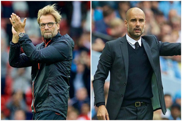 HLV Klopp (trái) rất tự tin tái đấu Guardiola ở AnhẢnh: TIA