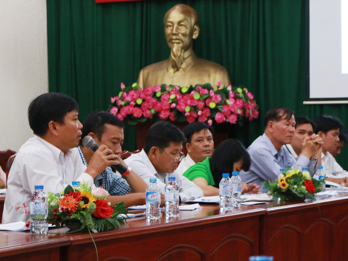 
Ông Nguyễn Quang Thép, Chủ tịch Công đoàn Công ty Cơ khí Đại Lộc, chia sẻ kinh nghiệm của đơn vị mình
