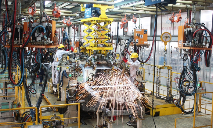 Nhà máy sản xuất ô tô của Trường Hải tại Quảng Nam.