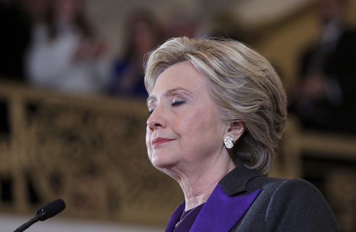 
Bà Clinton bày tỏ sự tin tưởng vào sự đoàn kết của nước Mỹ. Ảnh: Reuters
