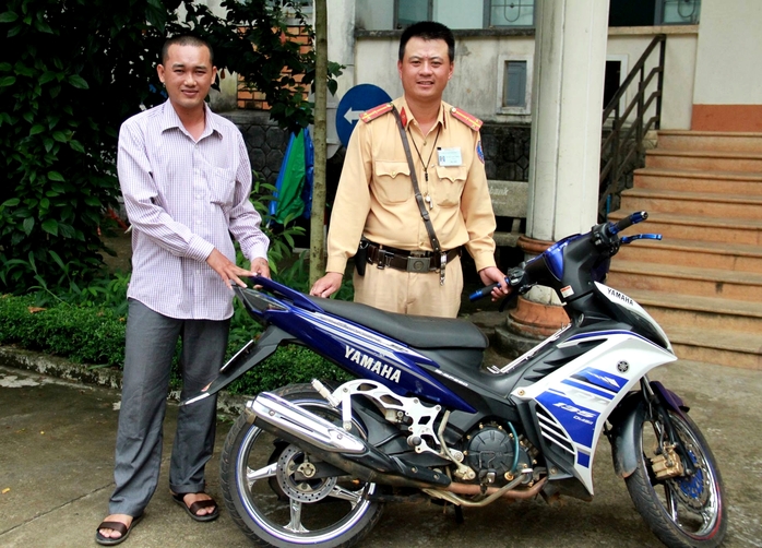 
Chiếc xe máy bị mất cắp tại tỉnh Long An và được trao trả tại tỉnh Gia Lai
