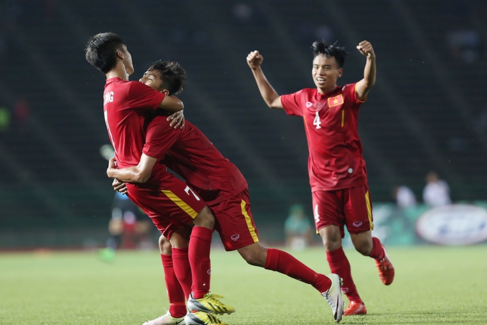 Niềm vui chiến thắng của U16 Việt Nam