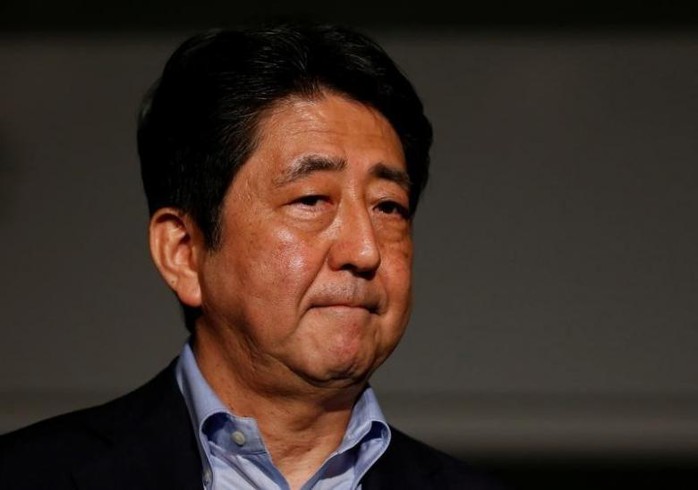 
Thủ tướng Nhật Bản Shinzo Abe. Ảnh: REUTERS
