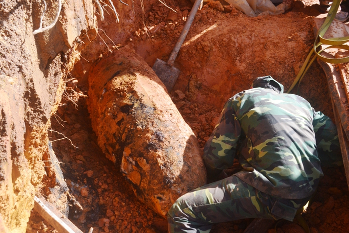 
Quả bom khủng nặng gần 350 kg nằm ngay dưới móng nhà người dân ở TP Đà Lạt.
