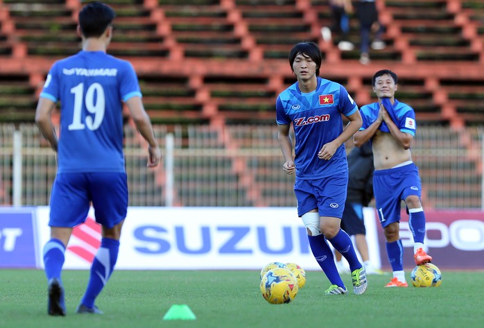 Tiền vệ Tuấn Anh đánh giá cao Myanmar ở vòng bảng AFF Suzuki Cup