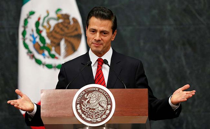 
Tổng thống Mexico Enrique Pena Nieto. Ảnh: NDTV
