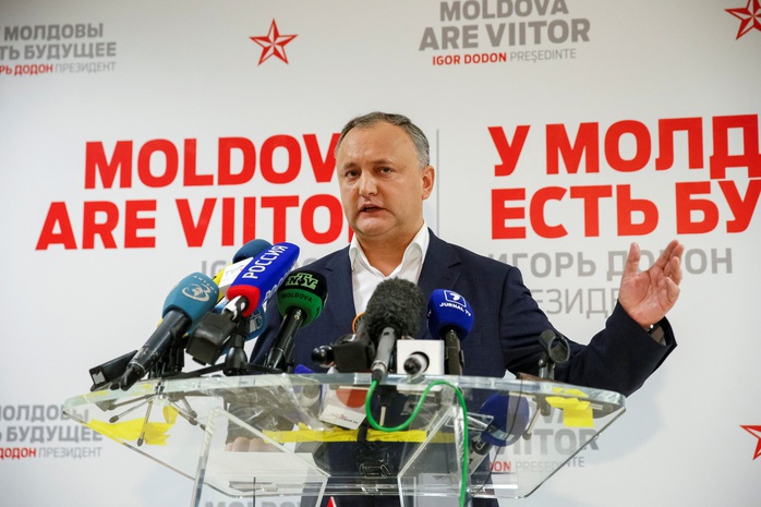 Ông Igor Dodon, tổng thống đắc cử Moldova Ảnh: Reuters