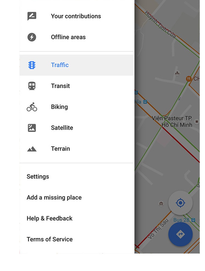 
Tính năng Traffic đã được cập nhật trong Google Maps tại Việt Nam.
