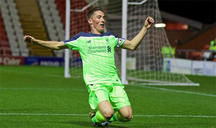 
Harry Wilson ăn mừng bàn thắng vào lưới U23 M.U
